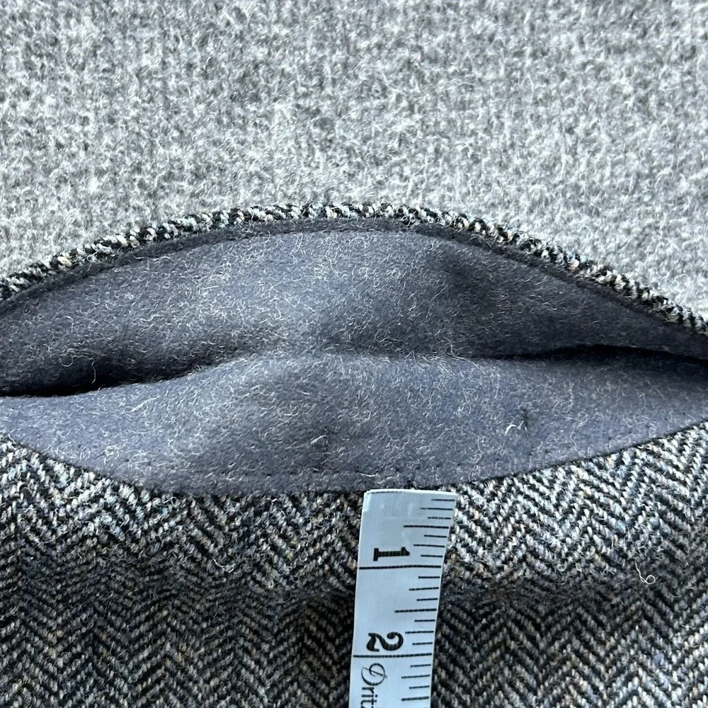 Vintage Orvis Harris Tweed Blazer Coat Mens 46 Wool Herringbone‎ 2 Button USA